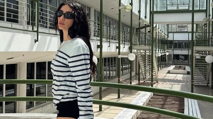 Hazar Ergüçlüden yaza veda paylaşımı Hazar Ergüçlüden yaza veda paylaşımı