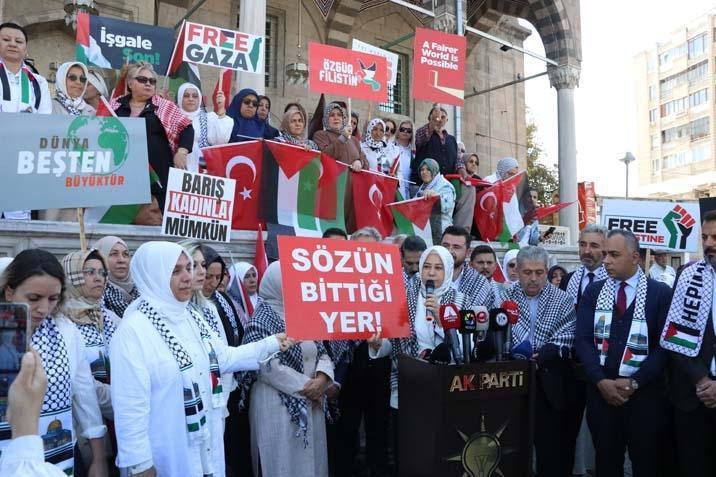 Filistin için el ele: ‘Gazze’nin sessiz çığlığına sesiz’