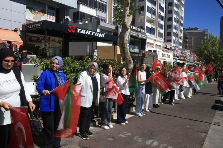 Filistin için el ele: ‘Gazze’nin sessiz çığlığına sesiz’