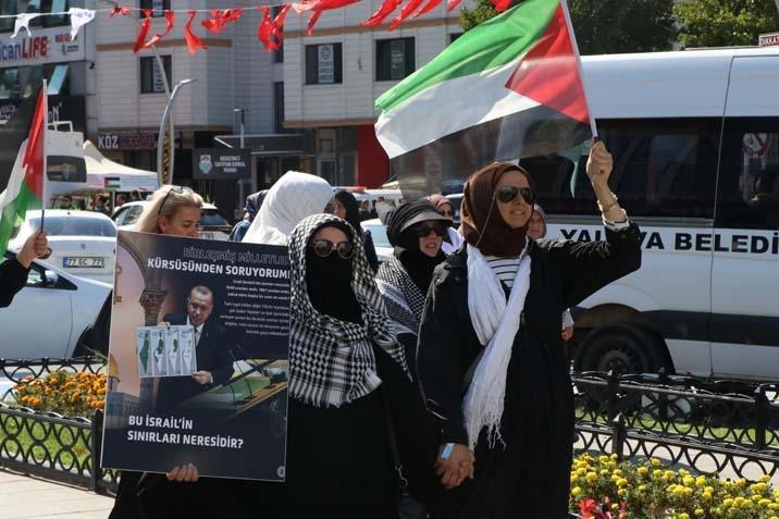 Filistin için el ele: ‘Gazze’nin sessiz çığlığına sesiz’