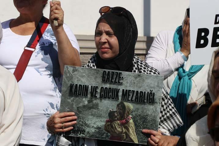 Filistin için el ele: ‘Gazze’nin sessiz çığlığına sesiz’