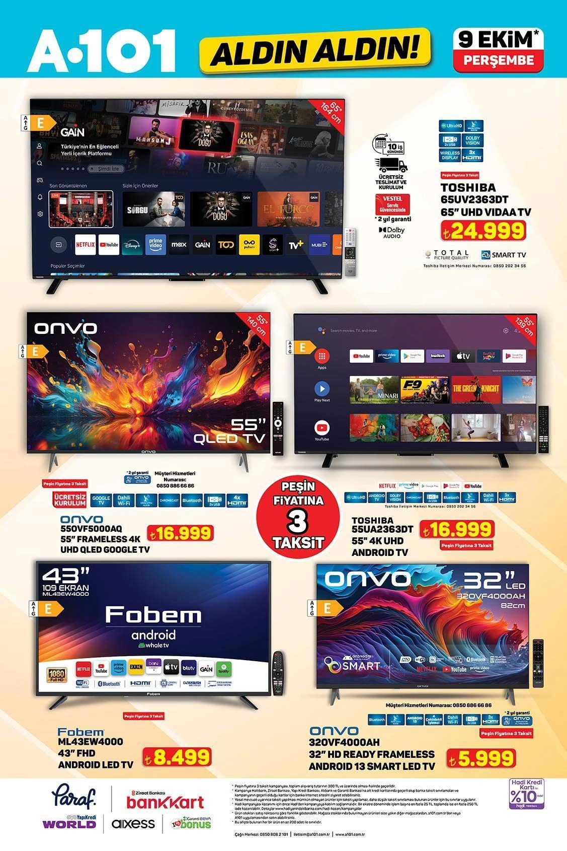 A101 ALDIN ALDIN 9 EKİM AKTÜEL KATALOĞU