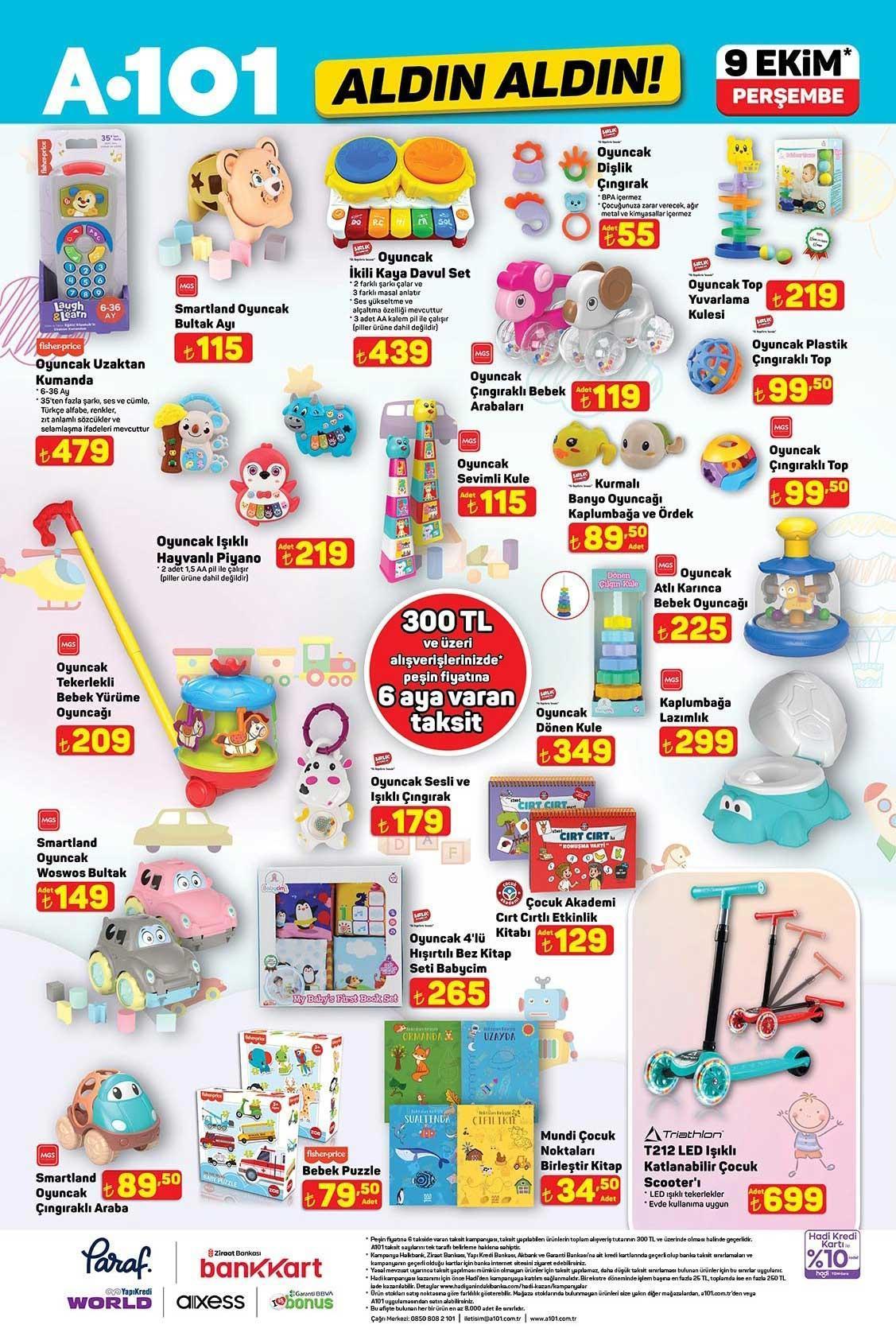 A101 ALDIN ALDIN 9 EKİM AKTÜEL KATALOĞU