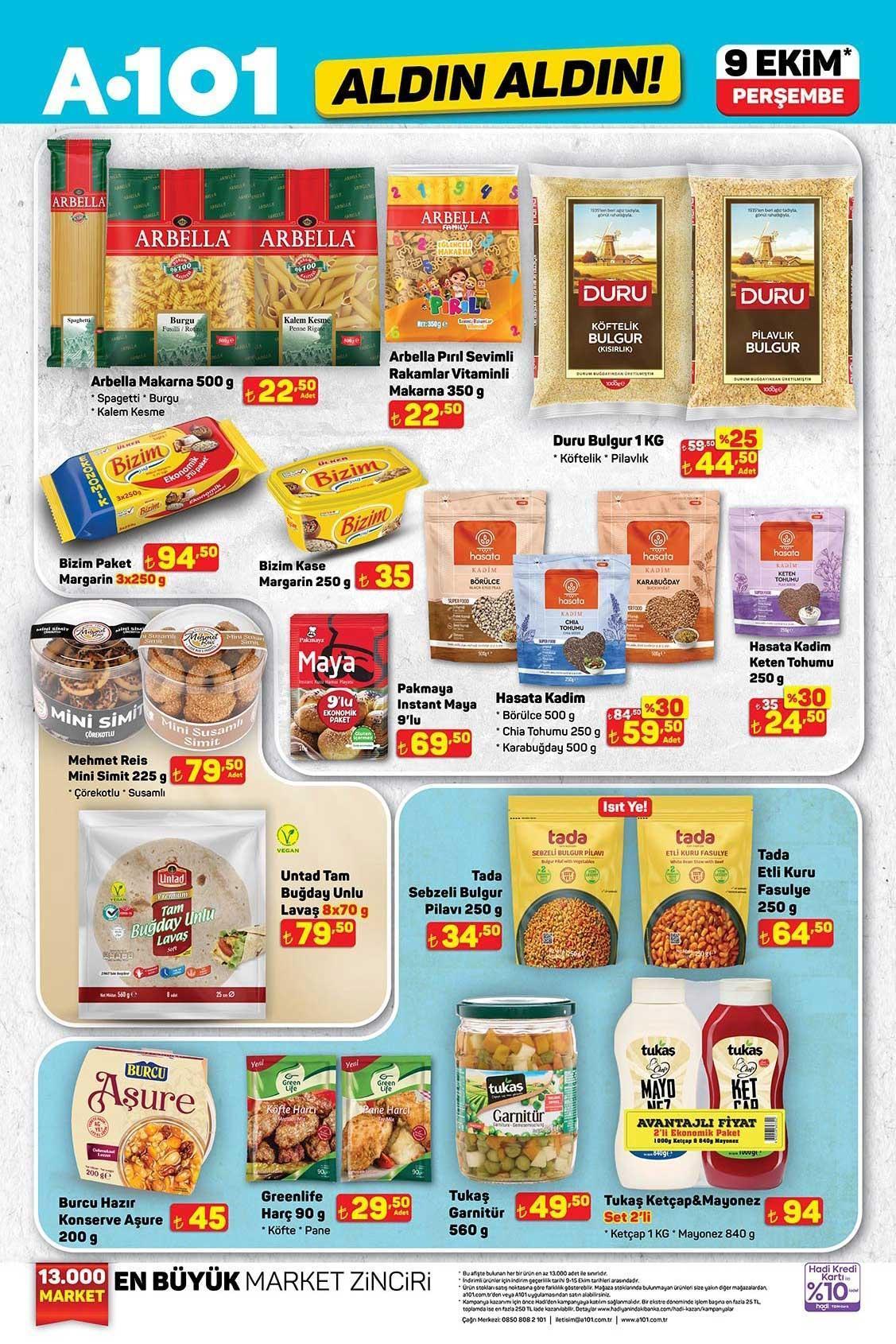A101 ALDIN ALDIN 9 EKİM AKTÜEL KATALOĞU