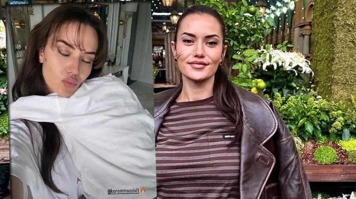 Fahriye Evcen ve oğlu Keremden yeni kare
