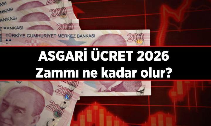 Asgari Ücret 2026 zammı ne kadar olur Yeni net, brüt asgari ücret zam oranı yüzde kaç bekleniyor Asgari Ücret 2026 zammı ne kadar olur Yeni net, brüt asgari ücret zam oranı yüzde kaç bekleniyor