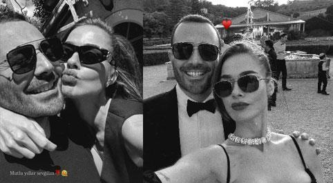 Bensu Soraldan eşi Hakan Başa romantik kutlama Bensu Soraldan eşi Hakan Başa romantik kutlama