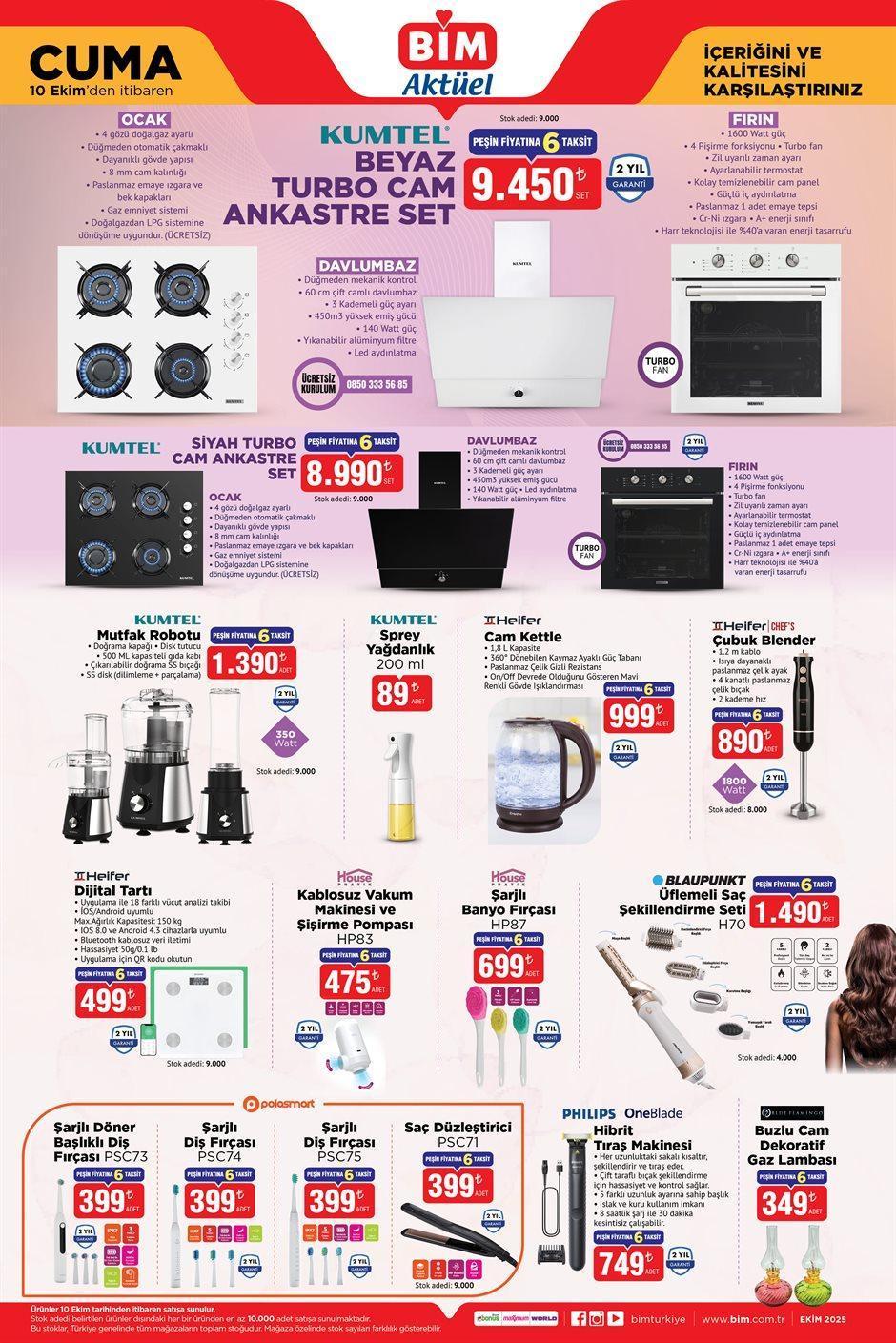 10 EKİM BİM AKTÜEL KATALOĞU