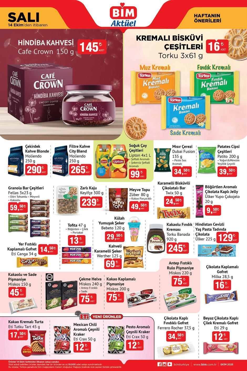 14 EKİM SALI BİM AKTÜEL KATALOĞU