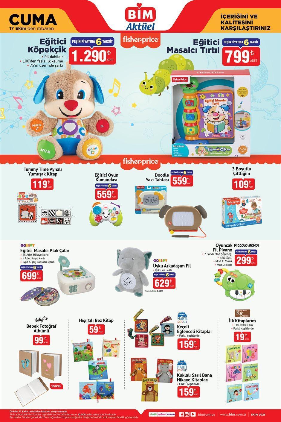 17 EKİM CUMA BİM AKTÜEL KATALOĞU