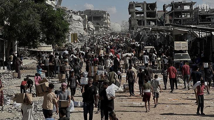 Ateşkes sonrası ilk yardım tırları Gazze’ye ulaştı