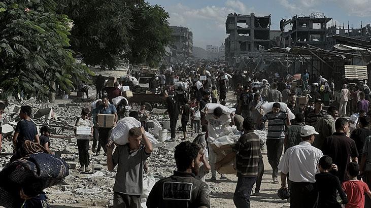 Ateşkes sonrası ilk yardım tırları Gazze’ye ulaştı