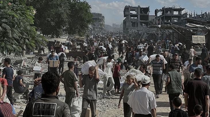 Ateşkes sonrası ilk yardım tırları Gazze’ye ulaştı