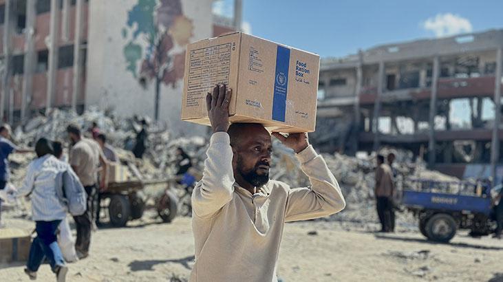 Ateşkes sonrası ilk yardım tırları Gazze’ye ulaştı