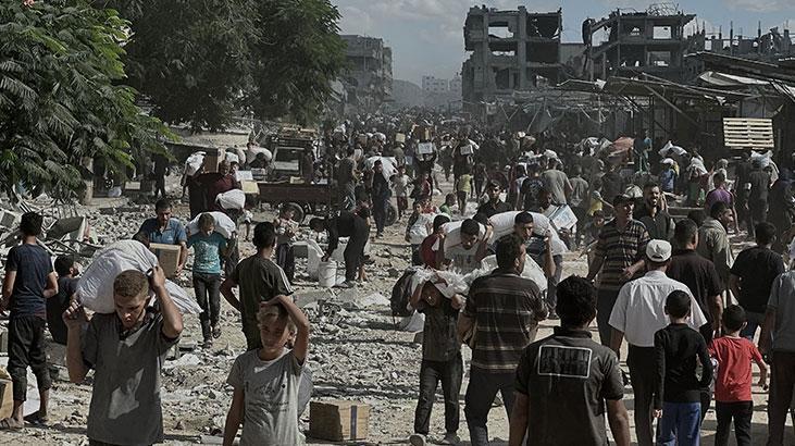 Ateşkes sonrası ilk yardım tırları Gazze’ye ulaştı