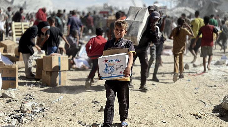 Ateşkes sonrası ilk yardım tırları Gazze’ye ulaştı