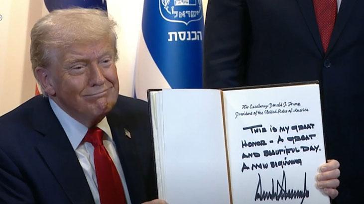 Trump, 'Gazze'de savaş bitti' mesajını yineledi