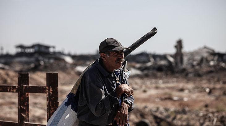 Ateşkesin ardından Gazze kentindeki yıkım görüntülendi