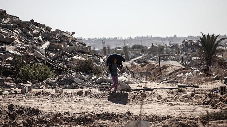 Ateşkesin ardından Gazze kentindeki yıkım görüntülendi