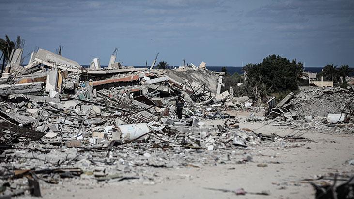 Ateşkesin ardından Gazze kentindeki yıkım görüntülendi