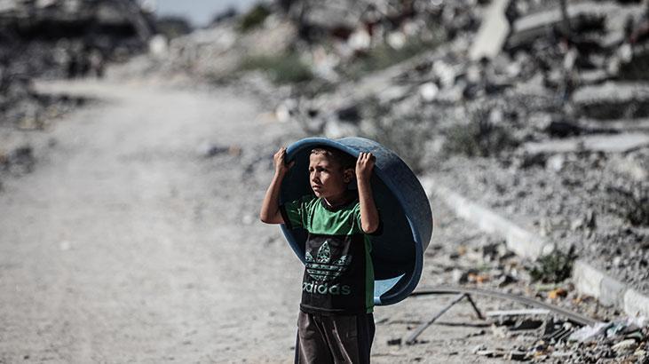 Ateşkesin ardından Gazze kentindeki yıkım görüntülendi