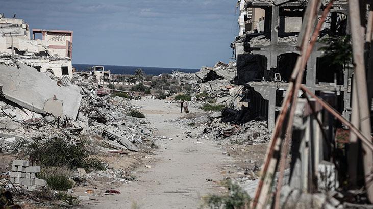 Ateşkesin ardından Gazze kentindeki yıkım görüntülendi