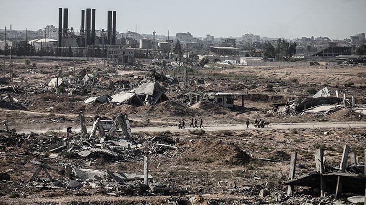 Ateşkesin ardından Gazze kentindeki yıkım görüntülendi
