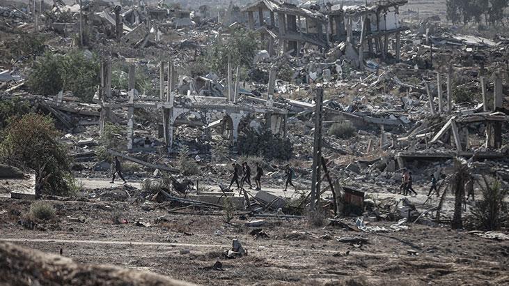 Ateşkesin ardından Gazze kentindeki yıkım görüntülendi