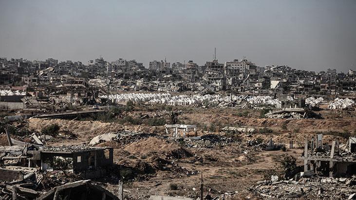 Ateşkesin ardından Gazze kentindeki yıkım görüntülendi