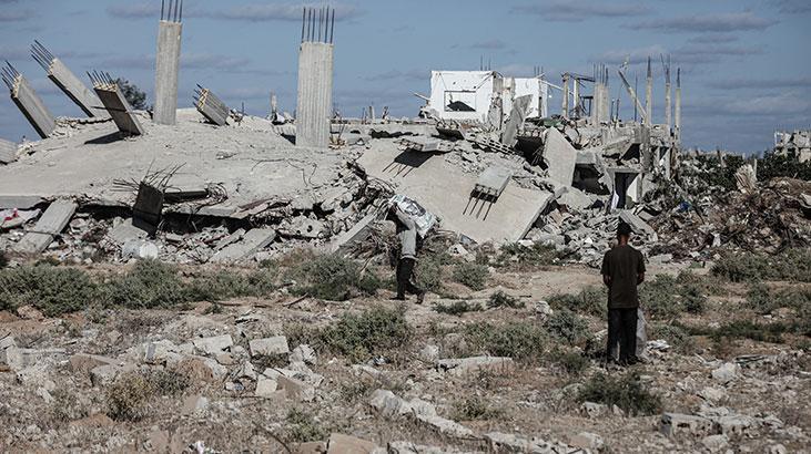 Ateşkesin ardından Gazze kentindeki yıkım görüntülendi