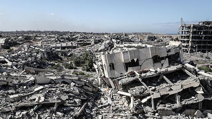 Ateşkesin ardından Gazze kentindeki yıkım görüntülendi