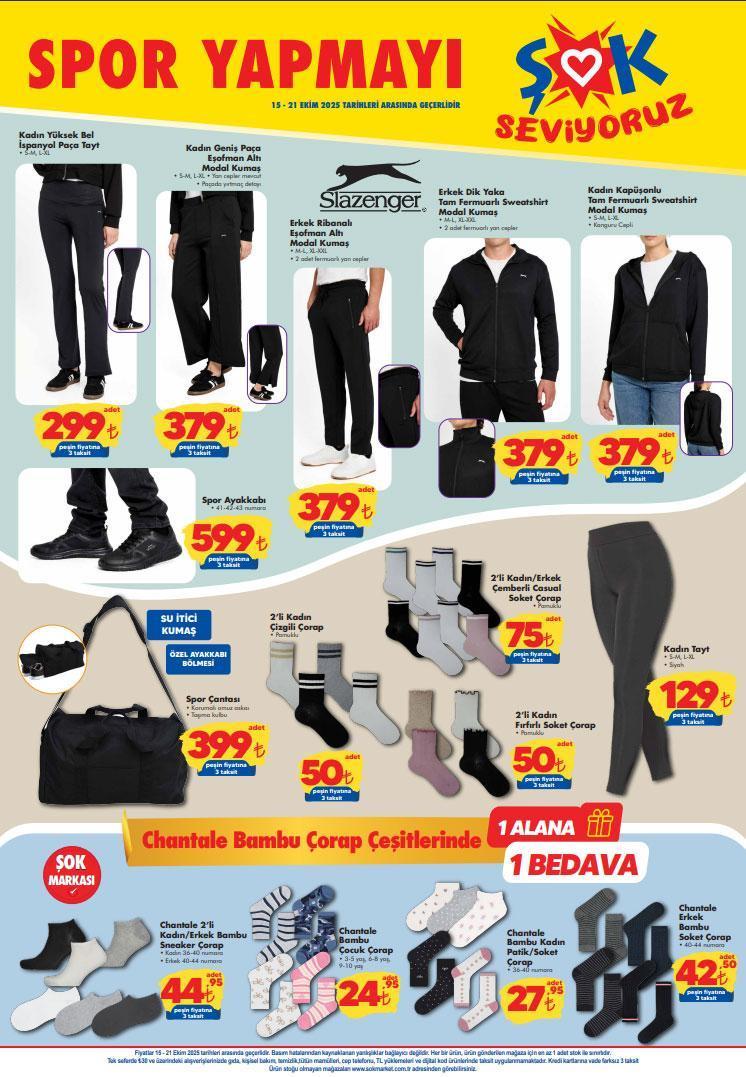 ŞOK 15-21 EKİM HAFTANIN FIRSATLARI KATALOĞU ŞOK 15-21 EKİM HAFTANIN FIRSATLARI KATALOĞU