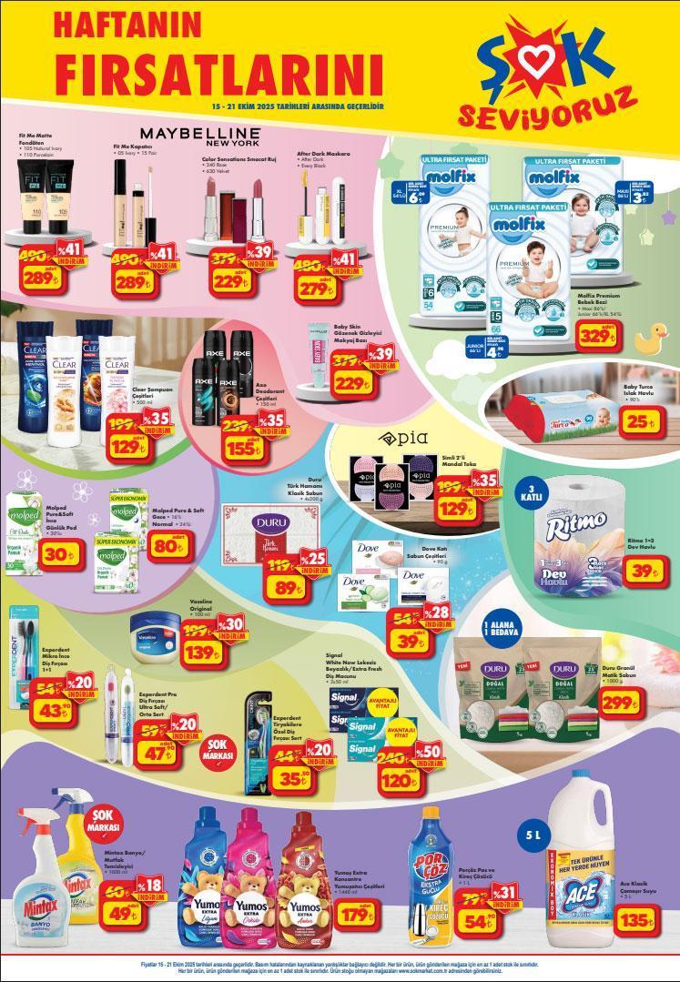 ŞOK 15-21 EKİM HAFTANIN FIRSATLARI KATALOĞU ŞOK 15-21 EKİM HAFTANIN FIRSATLARI KATALOĞU