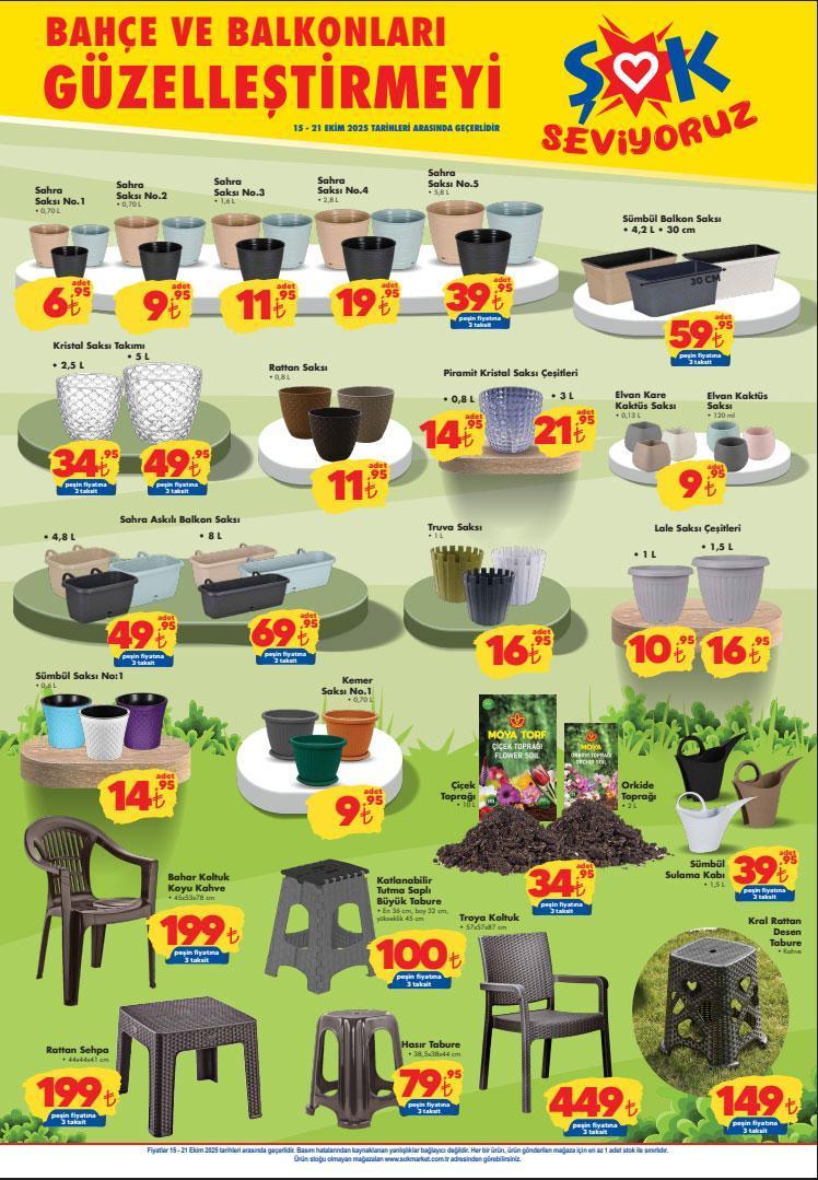 ŞOK 15-21 EKİM HAFTANIN FIRSATLARI KATALOĞU ŞOK 15-21 EKİM HAFTANIN FIRSATLARI KATALOĞU