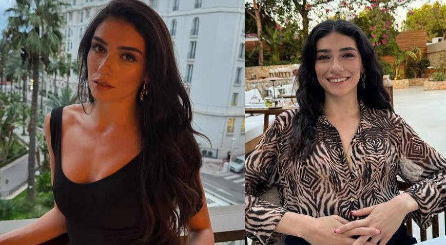 Hazar Ergüçlünün leopar sevdası Cesur kombini gündem oldu Hazar Ergüçlünün leopar sevdası Cesur kombini gündem oldu