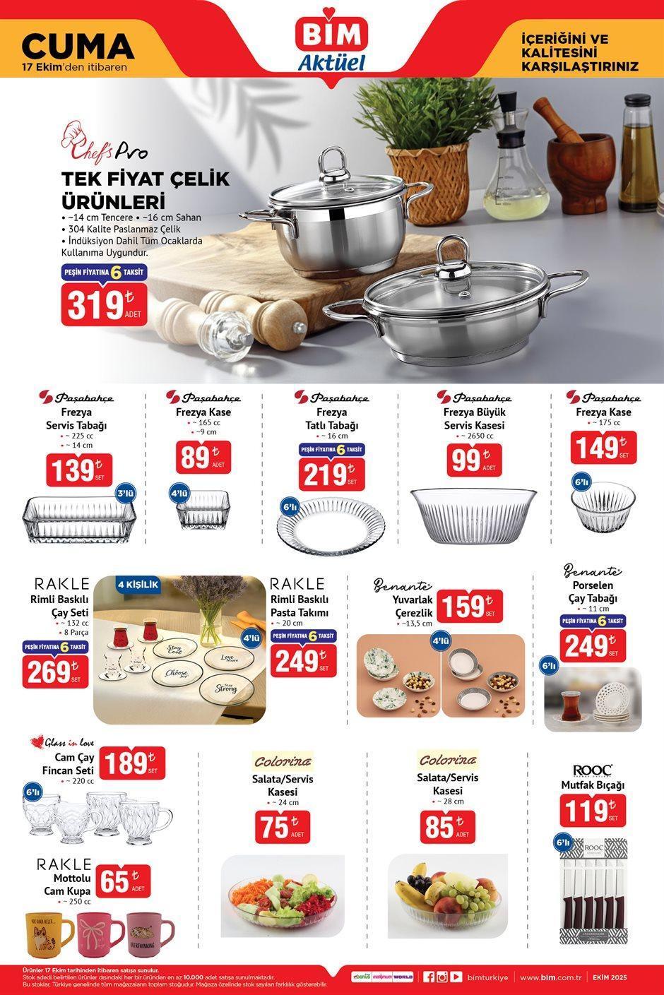 17 EKİM BİM AKTÜEL ÜRÜNLER KATALOĞU