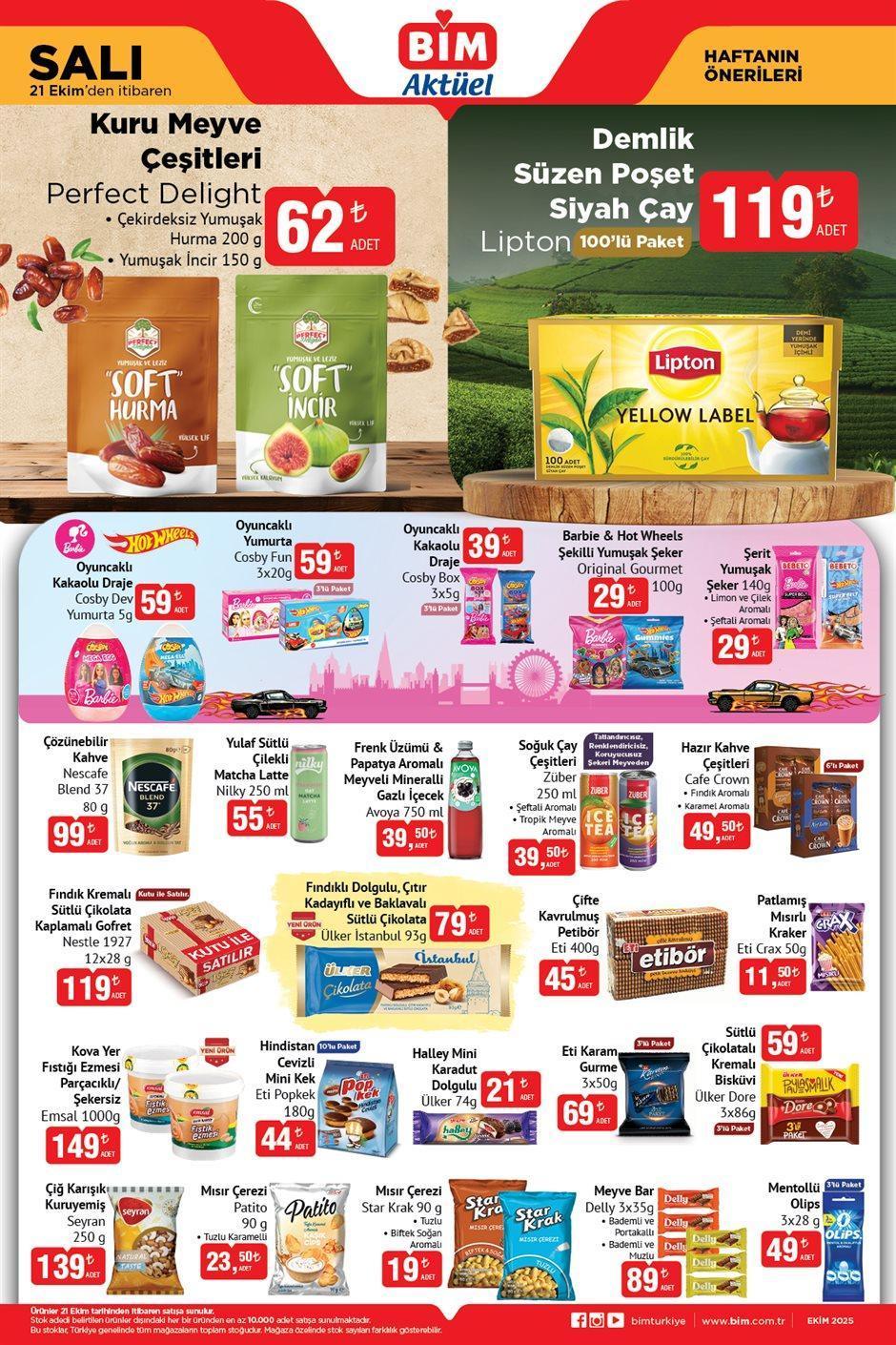 21 EKİM SALI BİM AKTÜEL ÜRÜNLER KATALOĞU