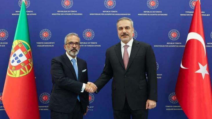 Dışişleri Bakanı Hakan Fidan Portekizli mevkidaşı ile görüştü
