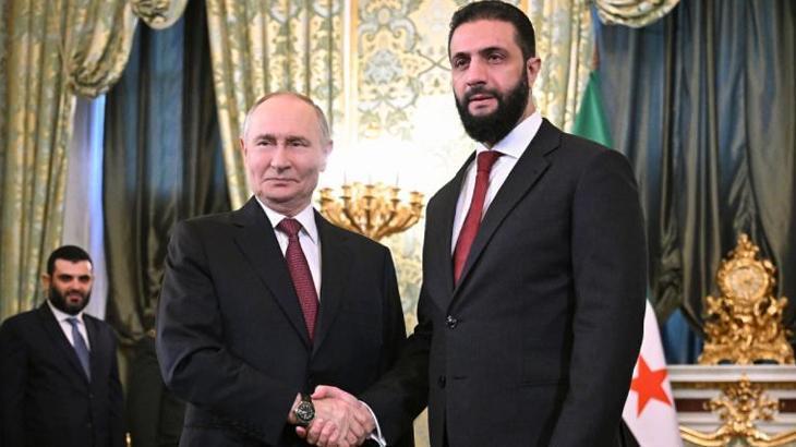 Moskova'da Rusya- Suriye görüşmesi! Ahmed Şara'nın Putin'den 'Beşar Esad' isteği