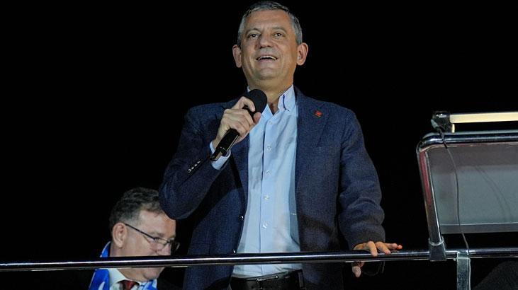 CHP Genel Başkanı Özel, partisinin Sarıyer mitinginde konuştu