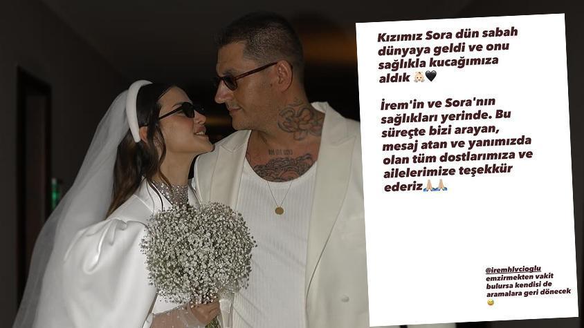 İrem Helvacıoğlu anne oldu Bebeğinin adını ilk kez açıkladı