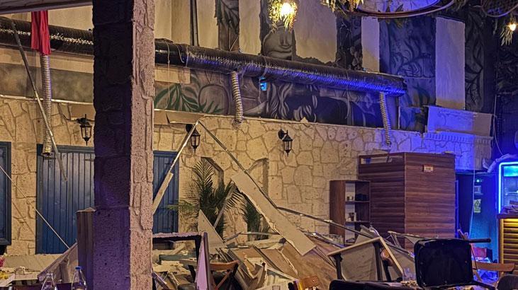 İzmir'de eğlence merkezinde korkunç olay! Dekor duvarı çöktü; 6 yaralı