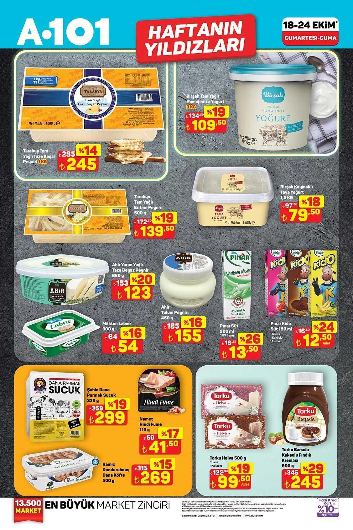 A101 HAFTANIN YILDIZLARI AKTÜEL KATALOĞU