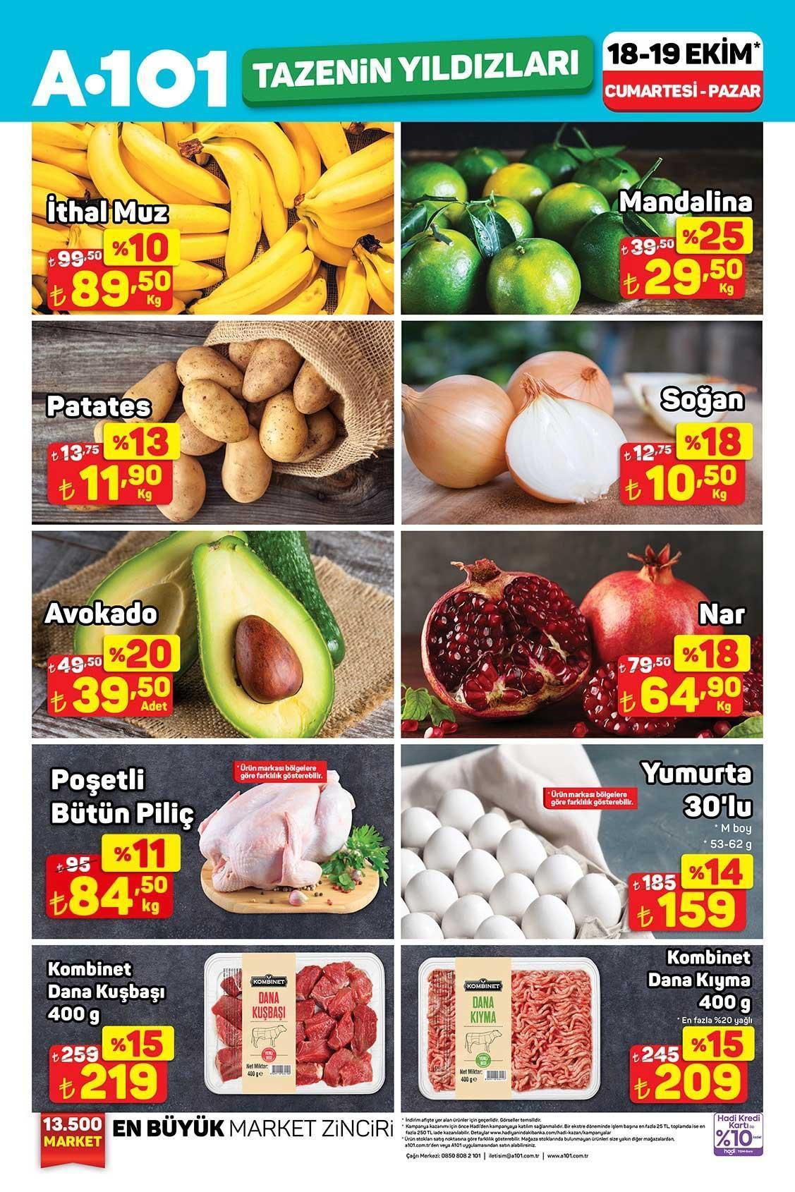 18-19 EKİM HAFTA SONU İNDİRİMLERİ