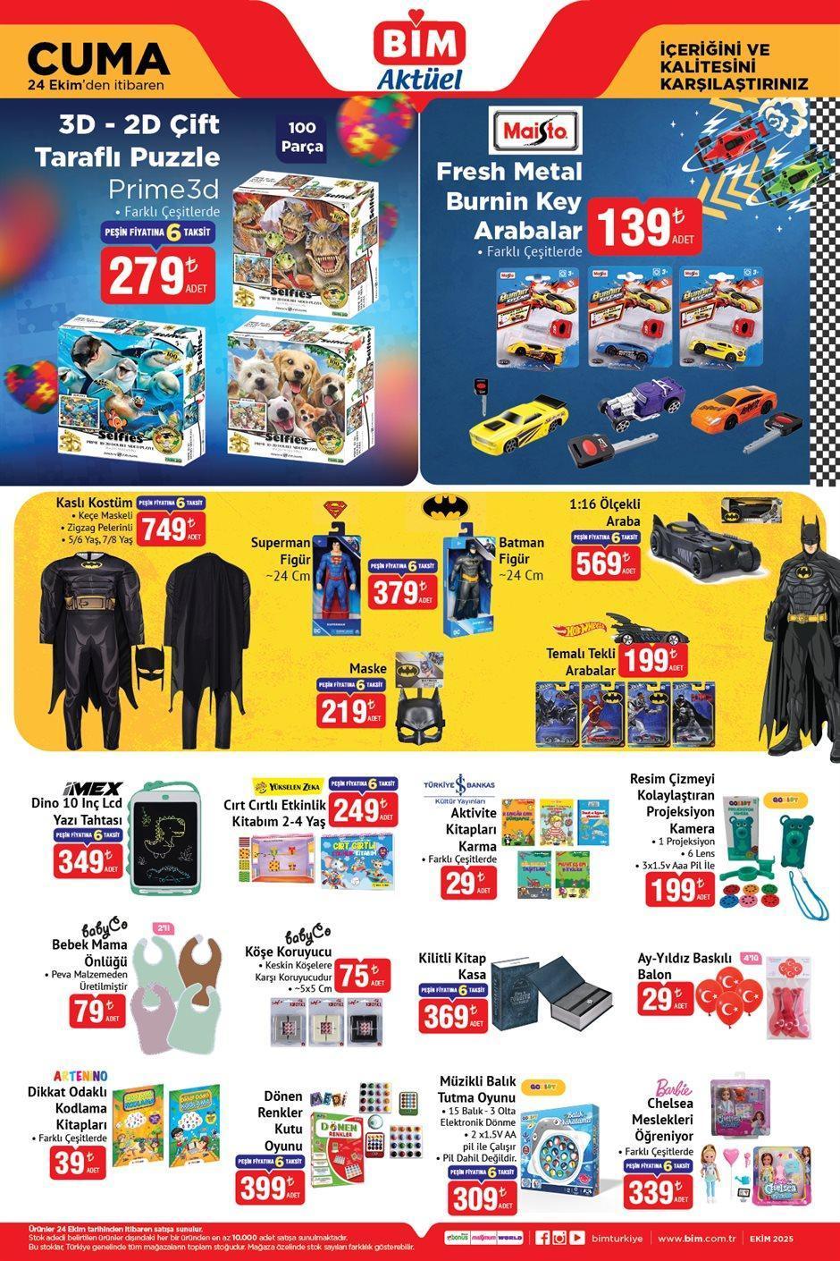 24 EKİM BİM AKTÜEL ÜRÜNLER KATALOĞU