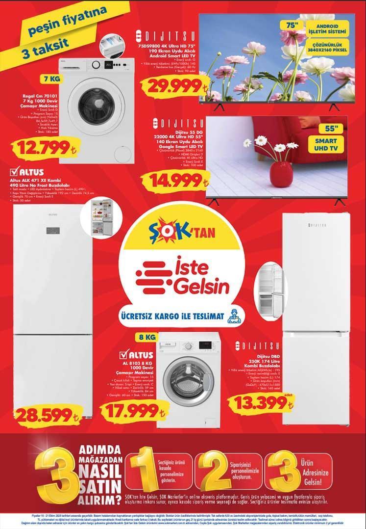 ŞOK 15-21 EKİM HAFTANIN FIRSATLARI KATALOĞU
