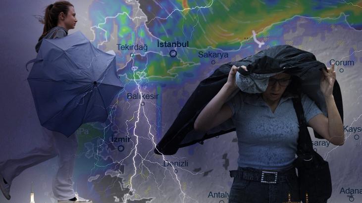 Sıcaklık düşüyor, kuvvetli yağış geliyor! Meteoroloji il il sıraladı, 'sarı kodlu' alarm verdi