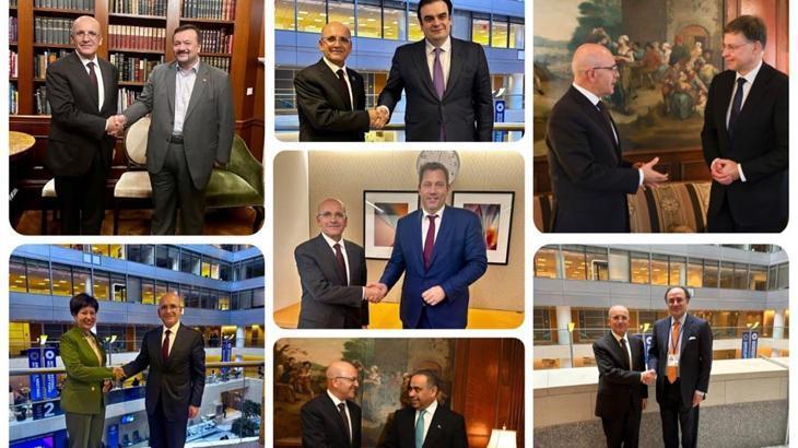 Bakan Şimşek: ABD’de son derece verimli temaslarda bulunduk