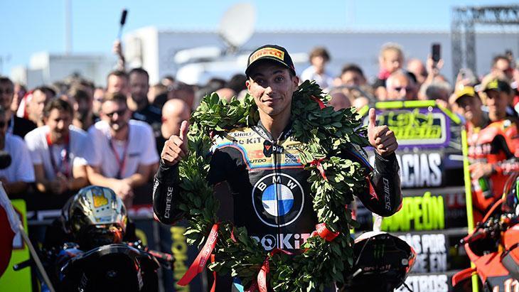 Toprak Razgatlıoğlunun şampiyonluk kutlamasından fotoğraflar