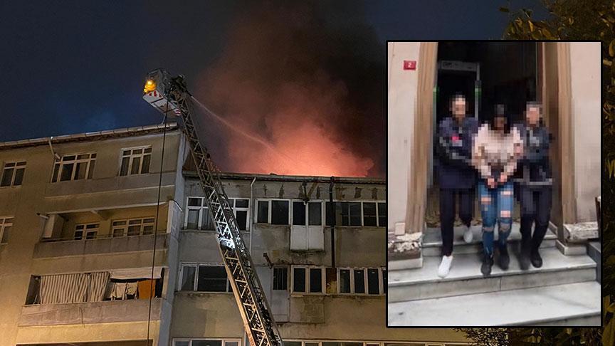 Sevgilisinin iş yerini kundaklayan kadından şok savunma: O ben değilim